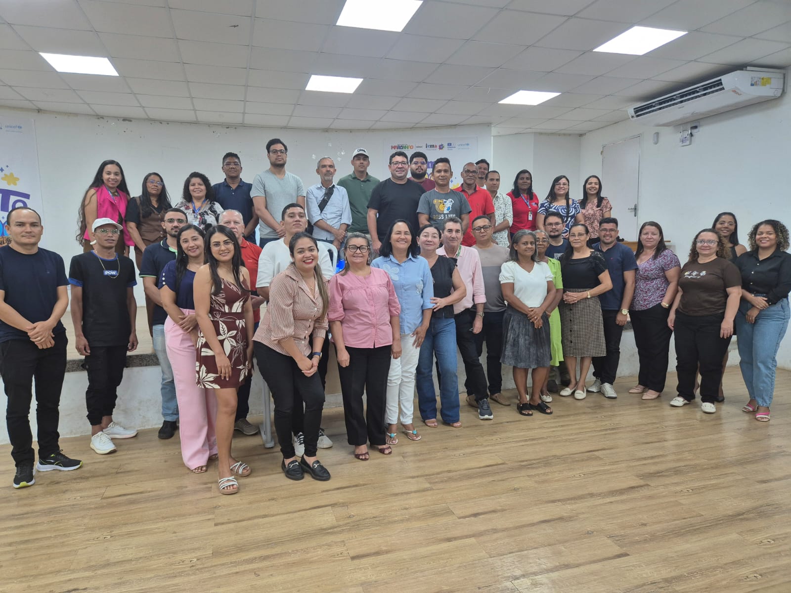 Representantes da SEMED na reunião técnica do Censo Escolar em Pinheiro